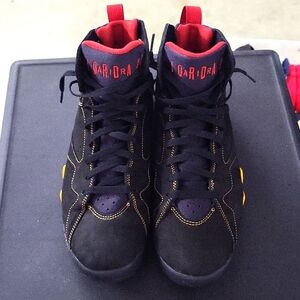 Jordan 7 Retro black and citrus